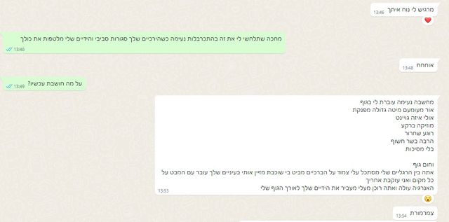 שיחת סקס בווצאפ